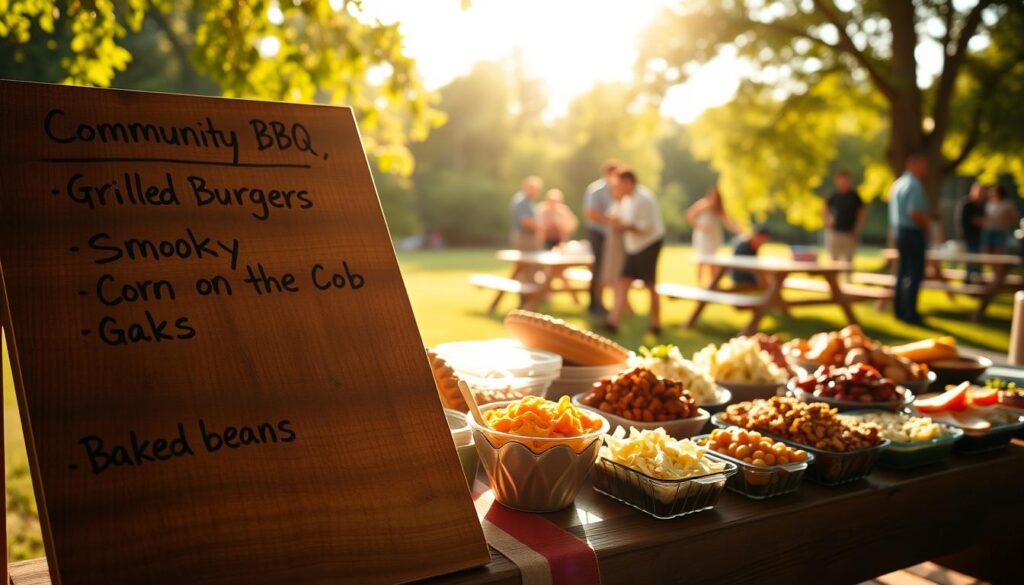 Community BBQ menu Community BBQ menu