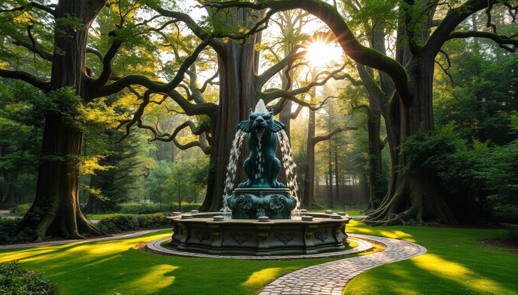 Fountain of Wishes location