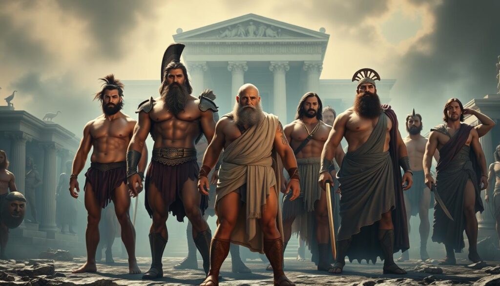Greek mythical heroes