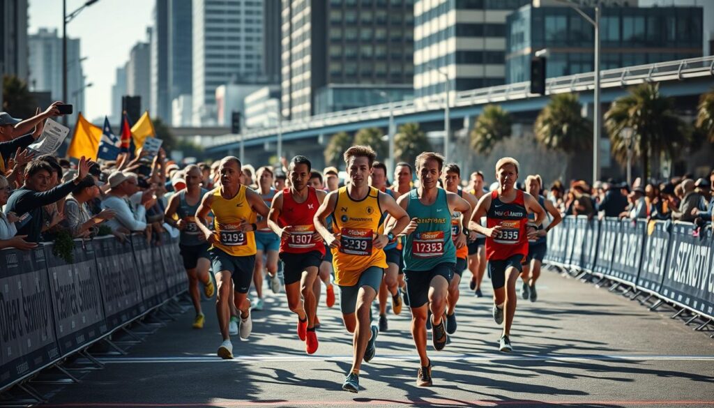 Marathon Relay participants