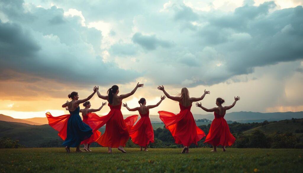 Modern Rain Dance Performance Modern Rain Dance Performance