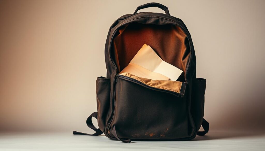 Story Backpack carrying love letter Story Backpack carrying love letter