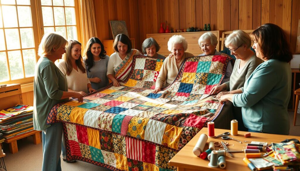 assembling quilt assembling quilt