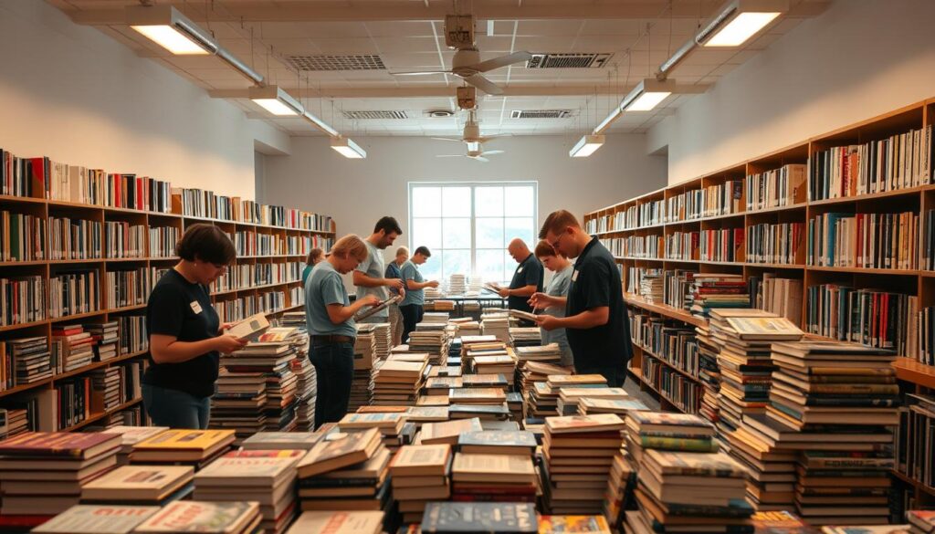book drive sorting book drive sorting