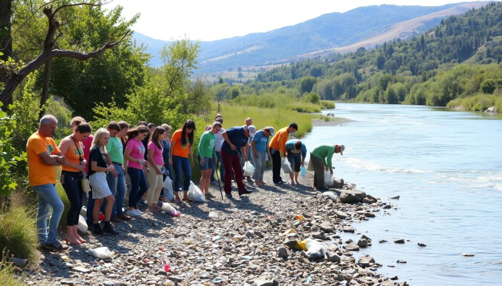 community river cleanup