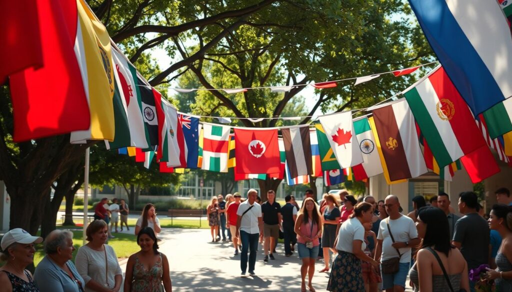 cultural flags in community events