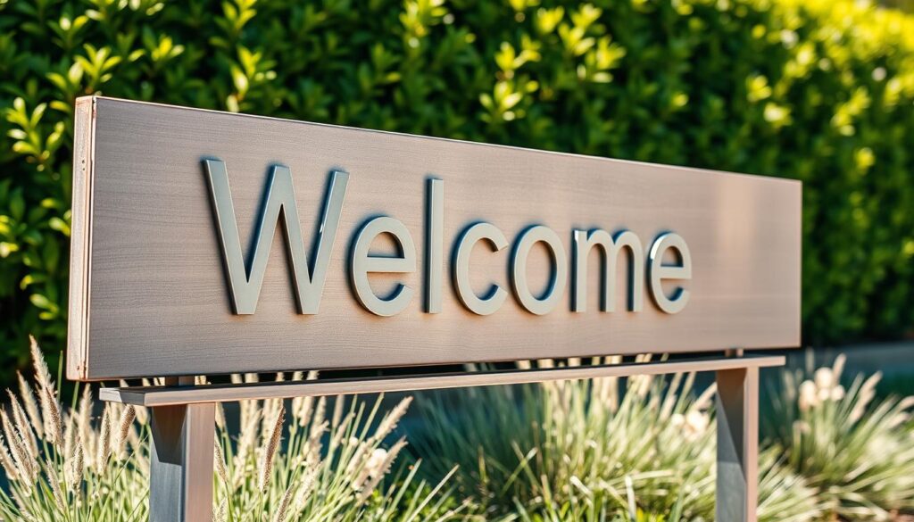 durable aluminum welcome signs durable aluminum welcome signs