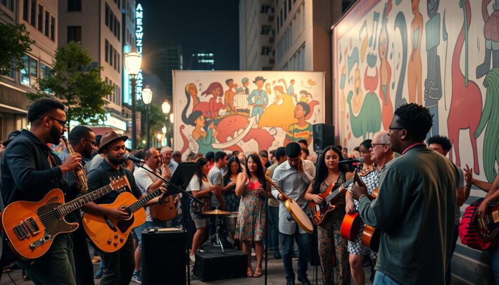 global influences on American street music global influences on American street music
