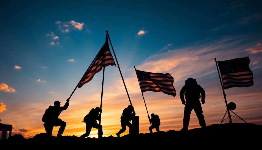 iconic flag raisings