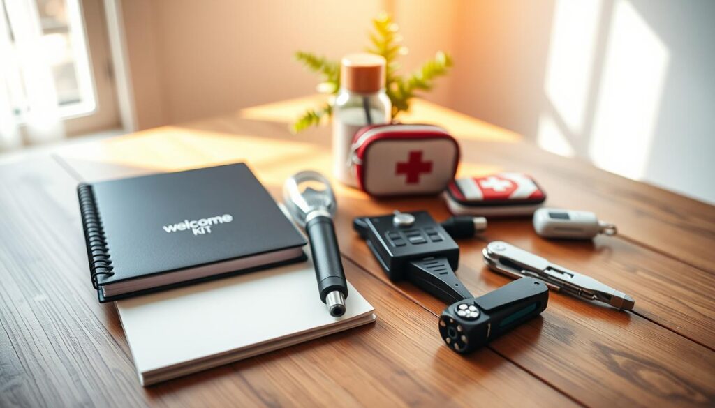 practical resources in welcome kit